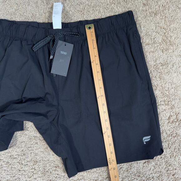 NEW FABLETICS 'The One' Mens Athletic Shorts 2XL Black 7" Lined Gym Workout NWT - Picture 5 of 7